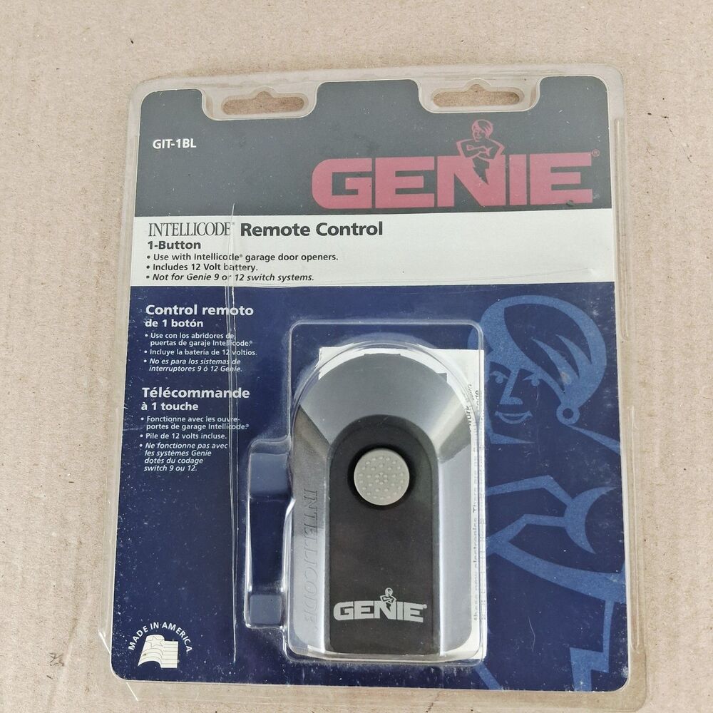 Vintage WorksGENUINE Genie 1-Button Intellicode Remote Control, GIT-1BL ORIGINAL